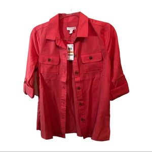 Charter Club Blouse | Coral Colored